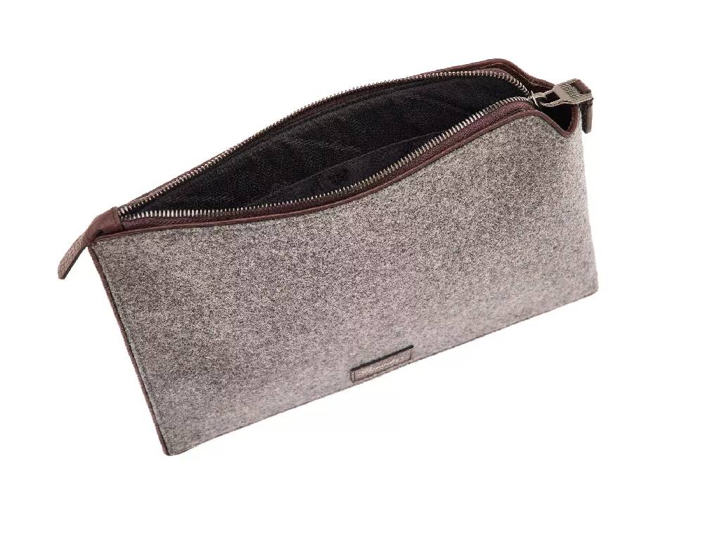 Pineider Pouch Medium in Wool Outlet