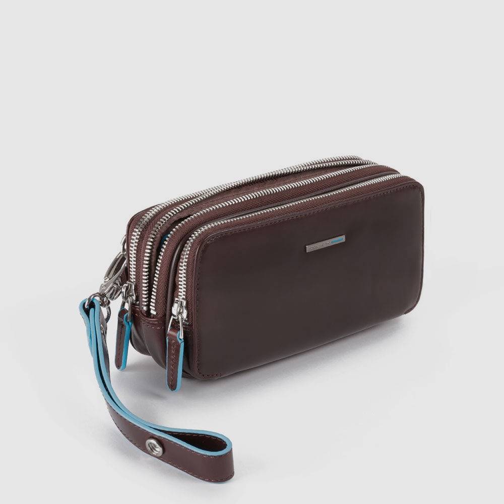 Piquadro Case with three dividers and removable wrist strap Economico