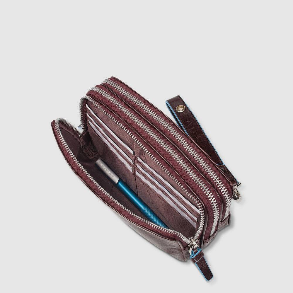 Piquadro Case with three dividers and removable wrist strap Economico