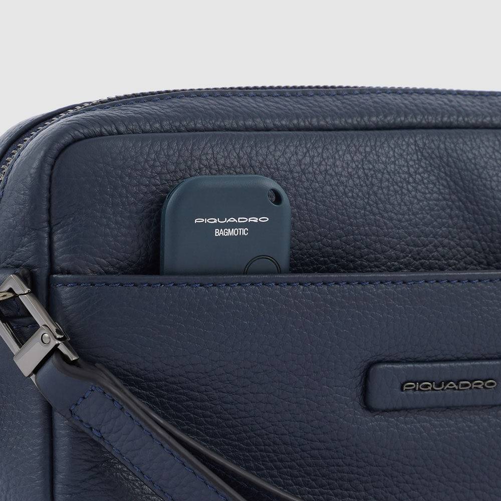 Piquadro iPad®mini clutch with removable wrist strap Vendita Economica
