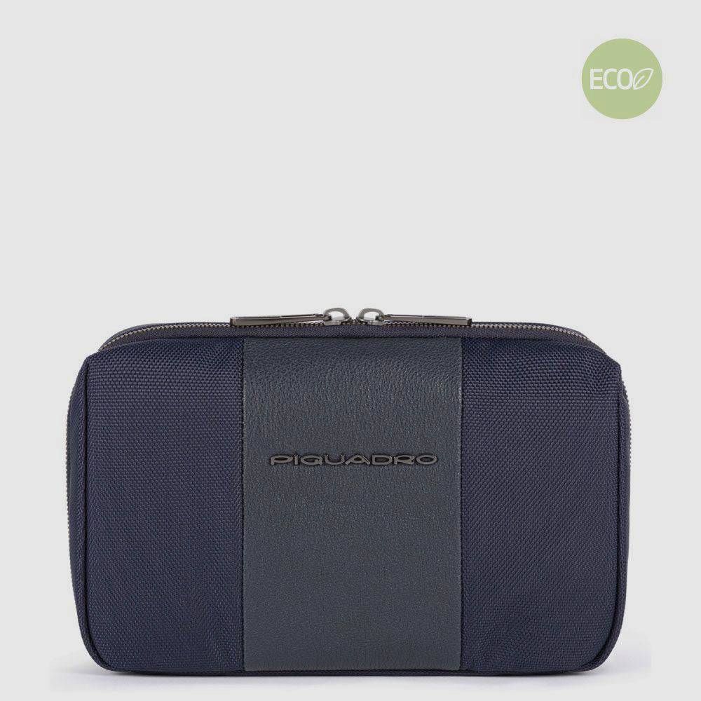 Piquadro Electronic cord pouch in recycled fabric In Saldo