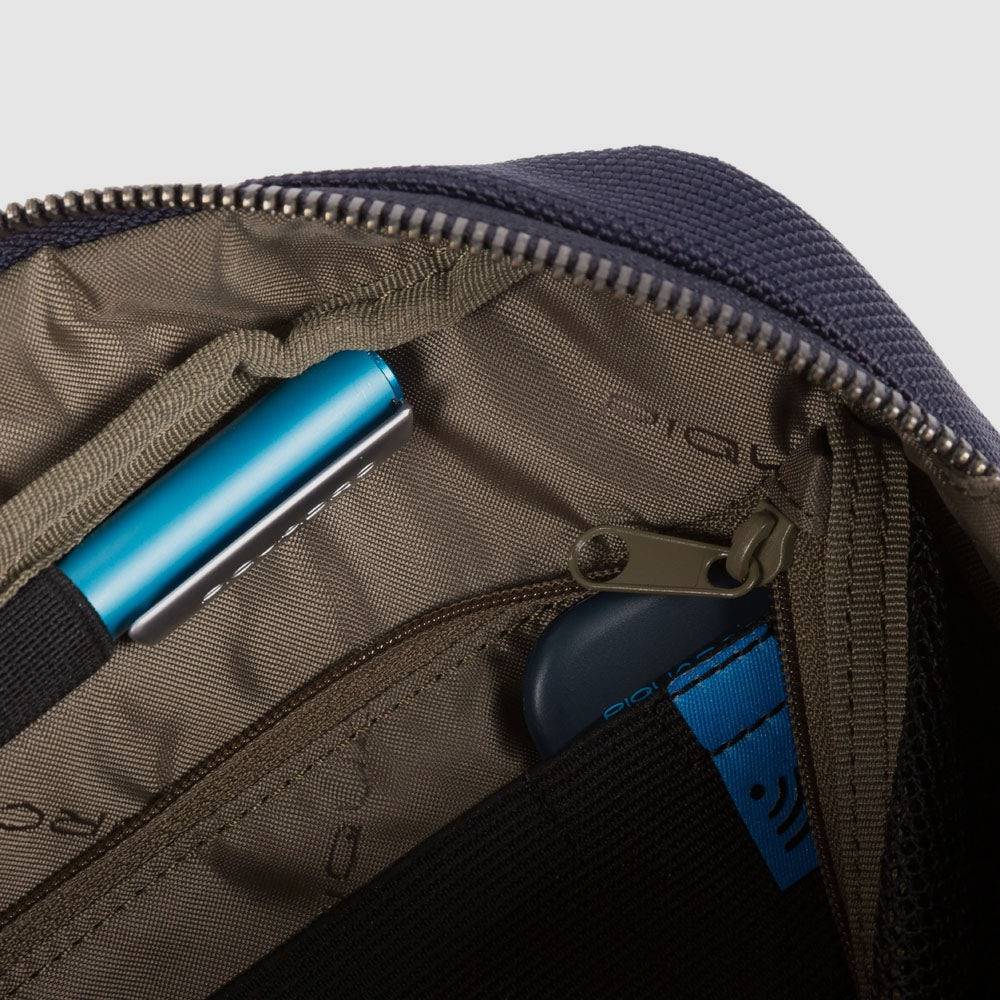 Piquadro Electronic cord pouch in recycled fabric In Saldo