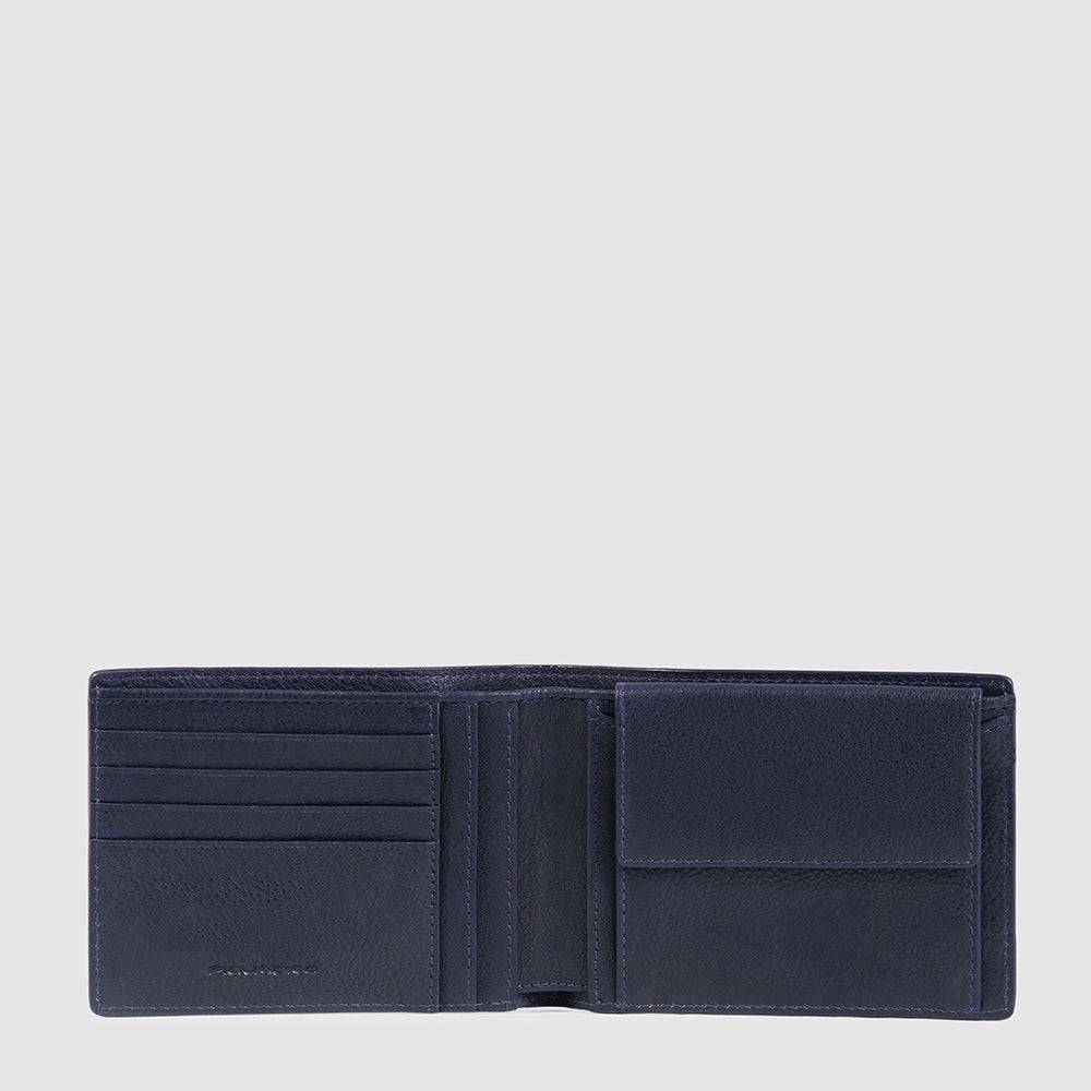 Piquadro Men’s wallet with coin pocket Italia