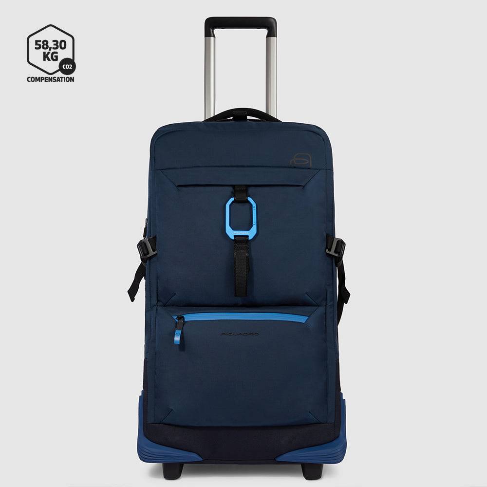 Piquadro Modular wheeled duffel in recycled fabric Soddisfazione Garantita