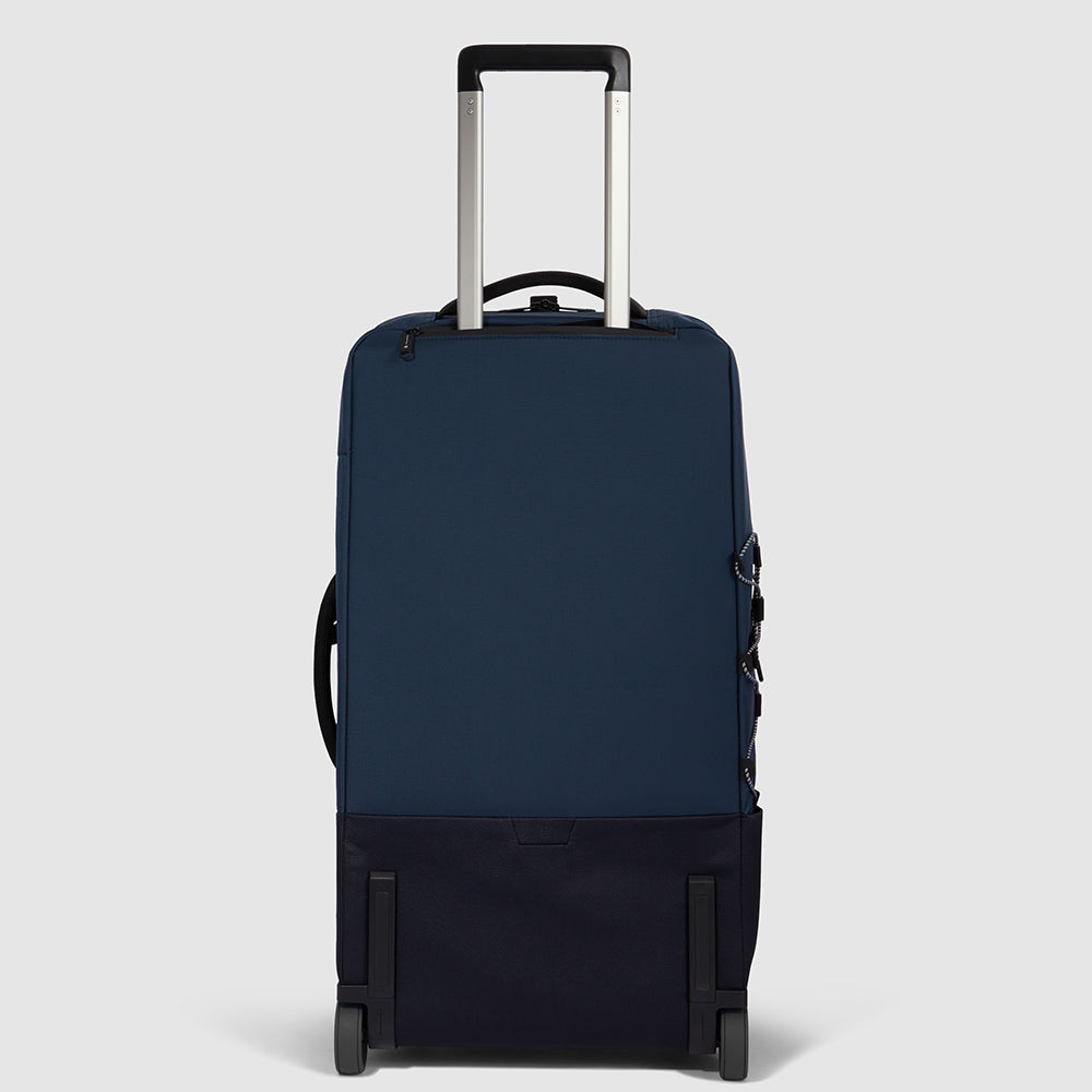 Piquadro Modular wheeled duffel in recycled fabric Soddisfazione Garantita