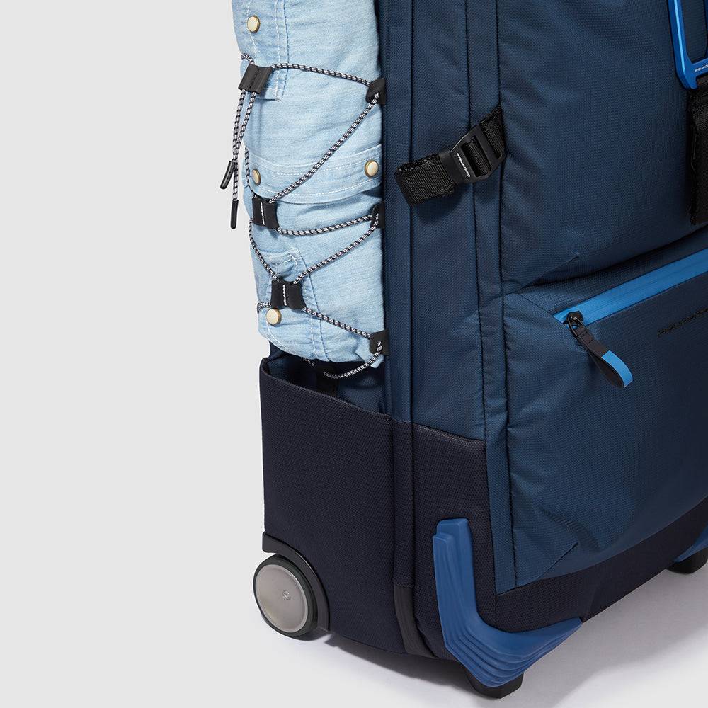 Piquadro Modular wheeled duffel in recycled fabric Soddisfazione Garantita