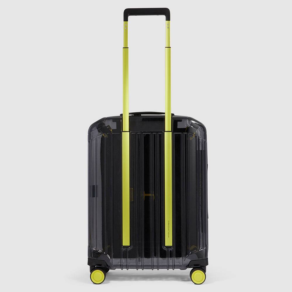 Piquadro Trasparent cabin size hardside spinner Sottocosto