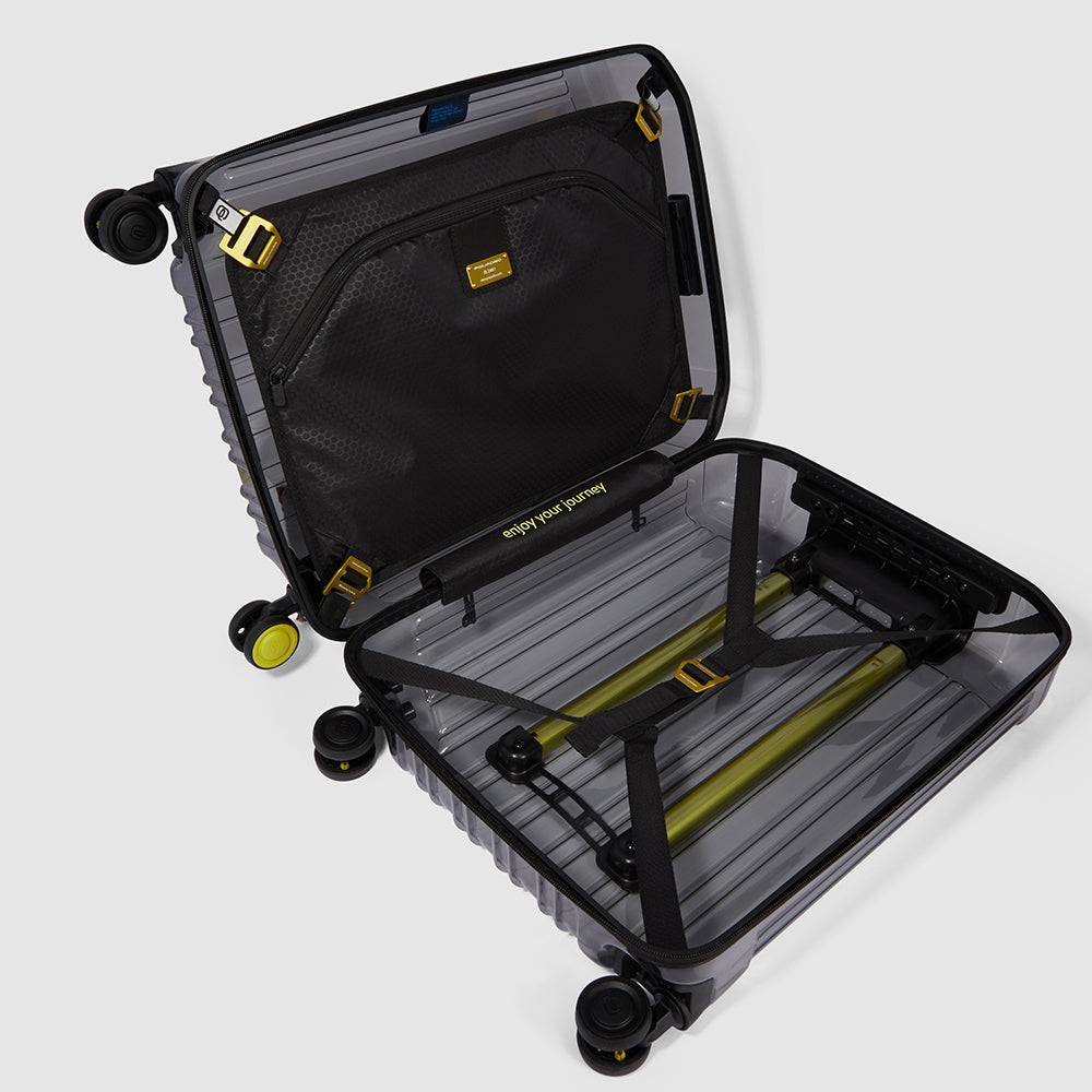 Piquadro Trasparent cabin size hardside spinner Sottocosto