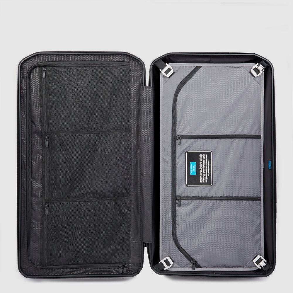 Piquadro Hardside spinner in trunk shape with TSA lock In Vendita
