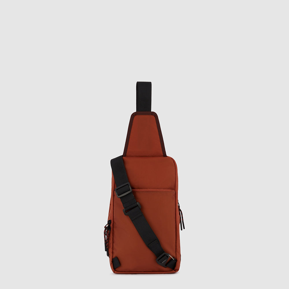 Piquadro Mono sling bag in recycled fabric Nuova