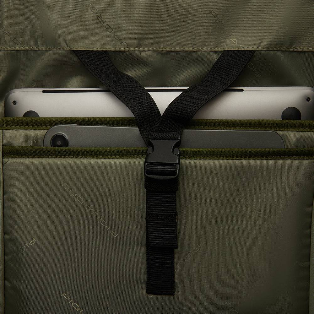 Piquadro Convertible backpack duffel bag in recycled fabric 2025