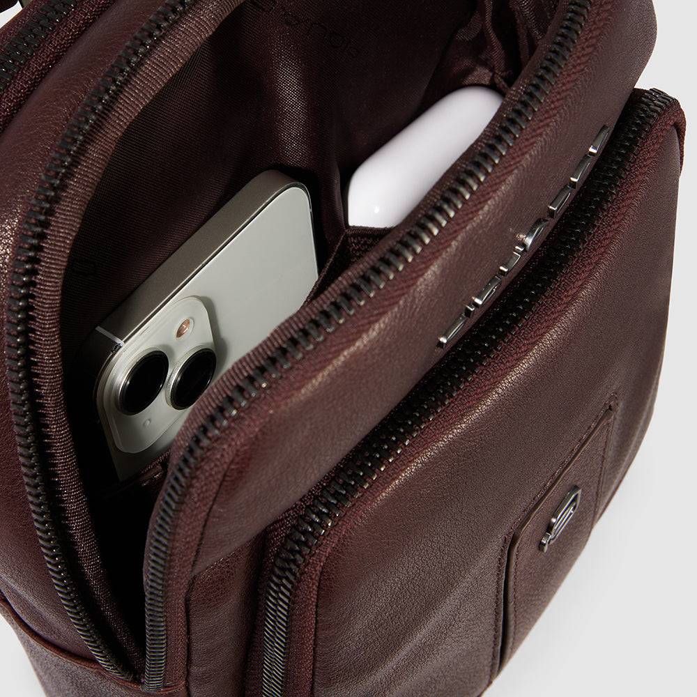 Piquadro iPad®mini pocket crossbody bag Vendita