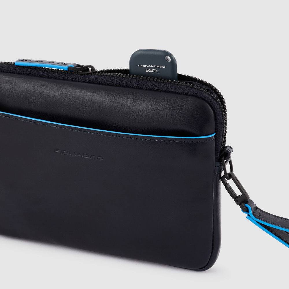 Piquadro Wrist clutch bag with credit card facility Saldi Di Fabbrica