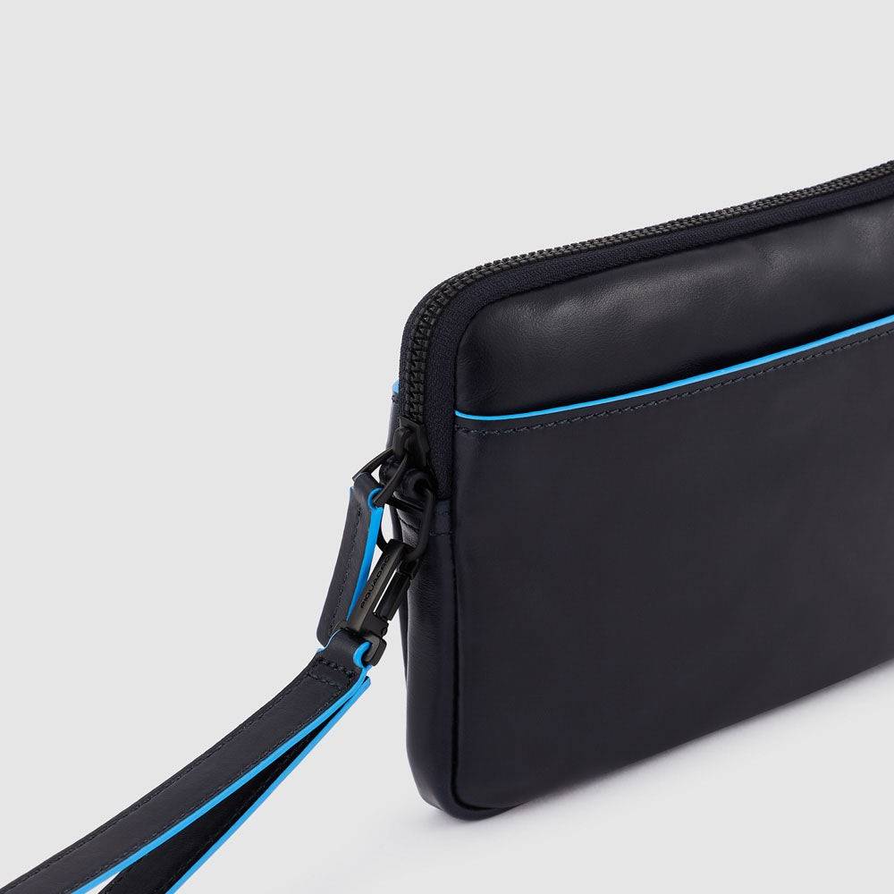 Piquadro Wrist clutch bag with credit card facility Saldi Di Fabbrica
