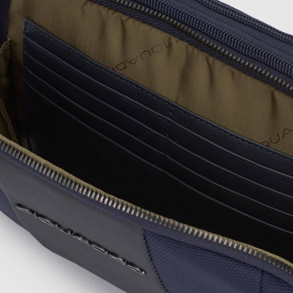 Piquadro Wrist clutch bag in recycled fabric Negozio