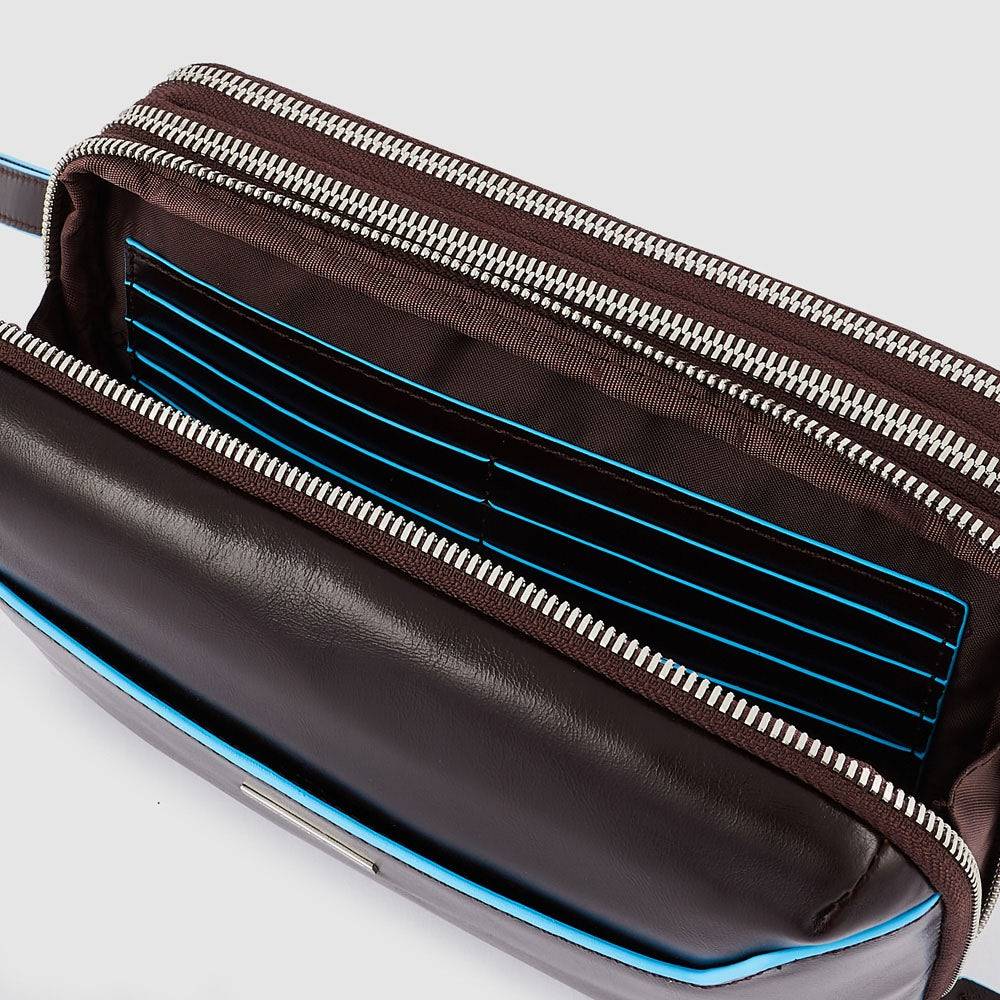 Piquadro Wrist clutch bag with two dividers Super Saving Price