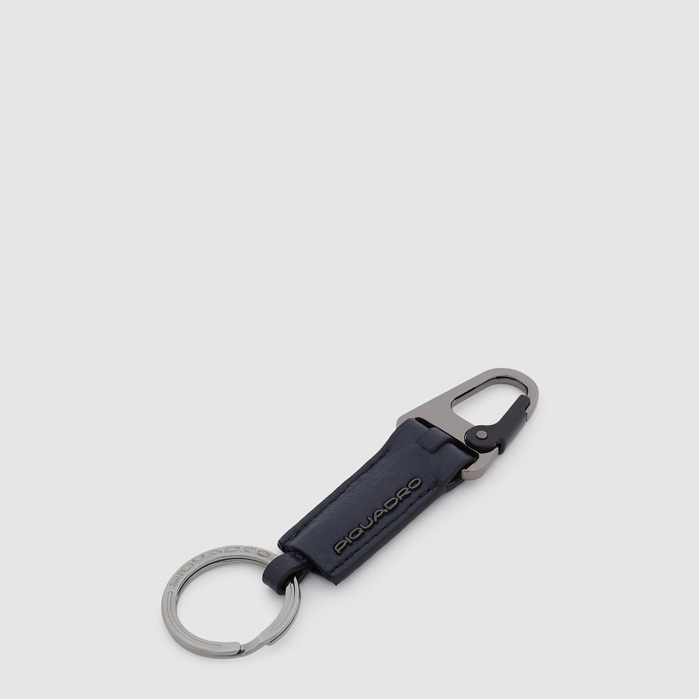 Piquadro Keychain with carabiner hook Spedizione Gratuita