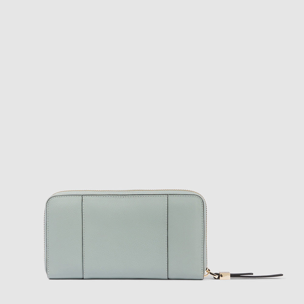 Piquadro Zip-around women’s wallet with four dividers Offerta