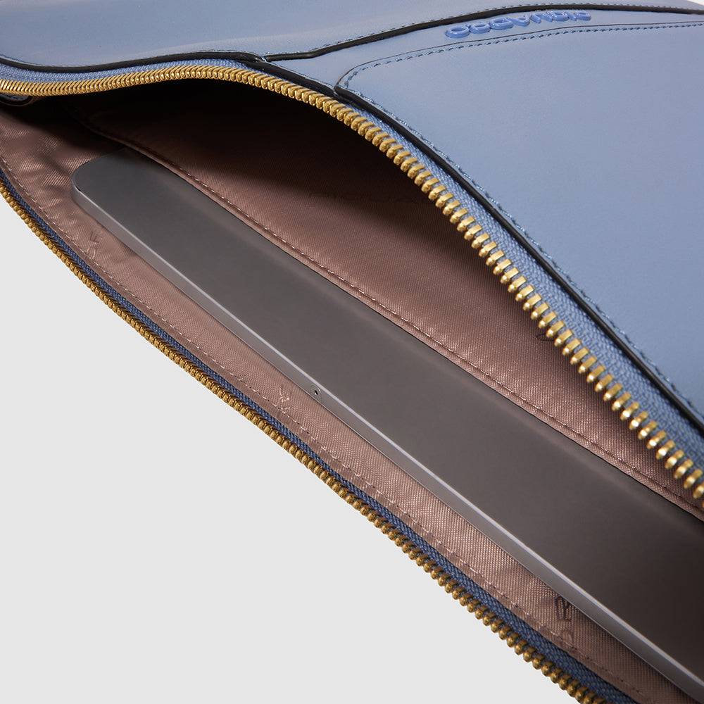 Piquadro Zip-around clutch for laptop or iPad®Pro 12,9" Saldi Di Fabbrica