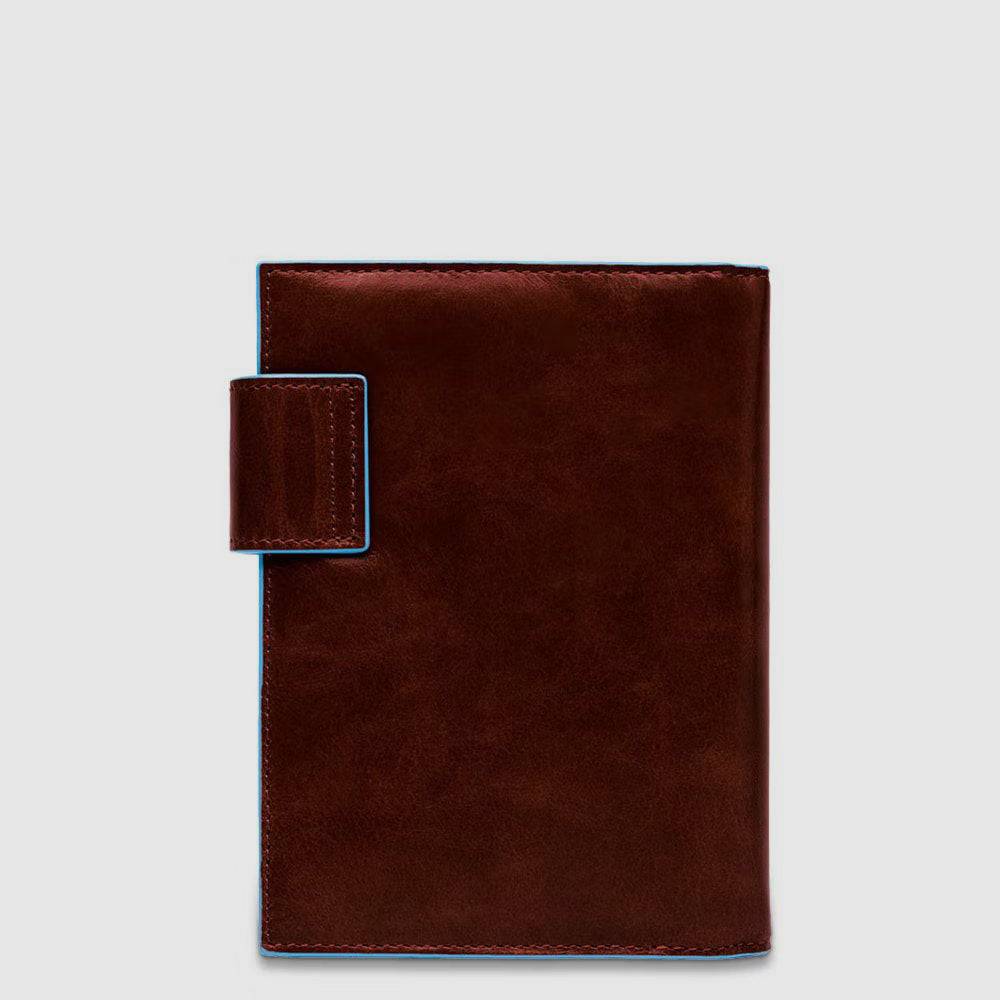 Piquadro Large leather organiser with Nuovo