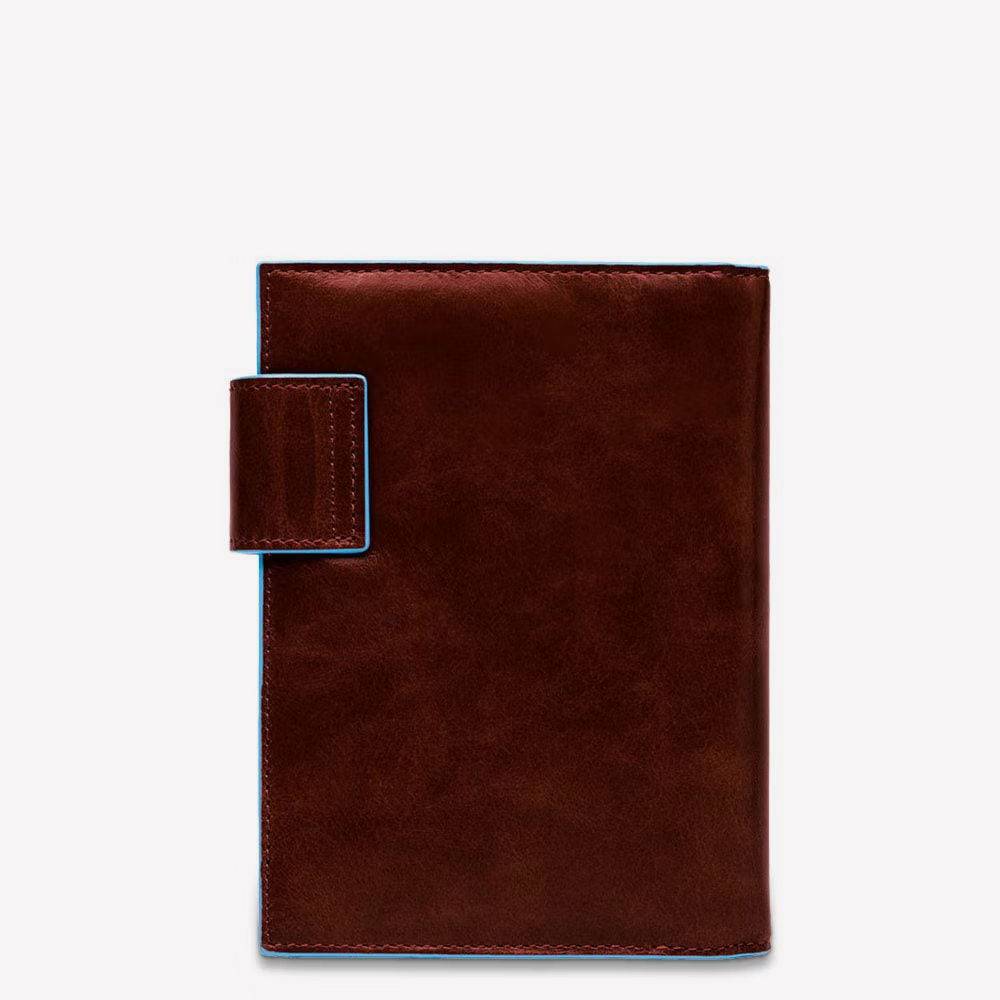 Piquadro Large leather organiser with Nuovo