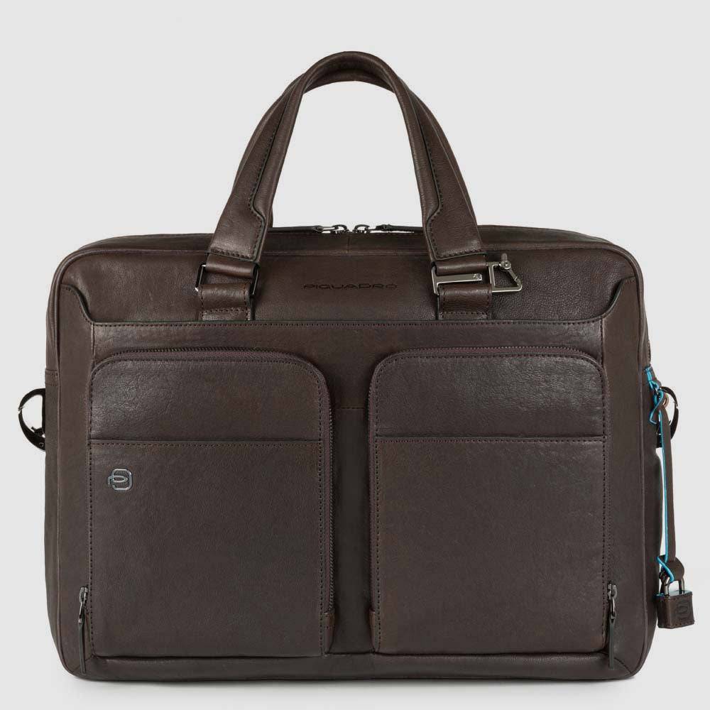 Piquadro Slim computer bag 15" with iPad® compartment Negozi Online