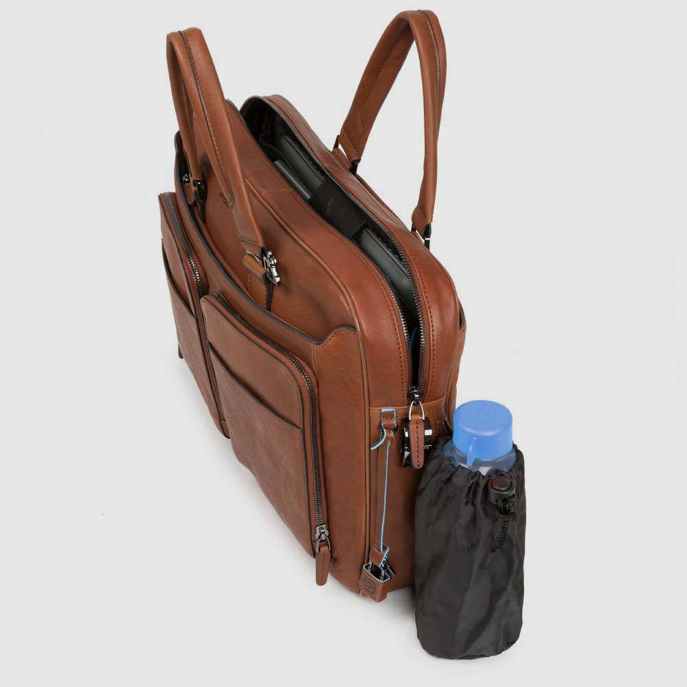 Piquadro Slim computer bag 15" with iPad® compartment Negozi Online