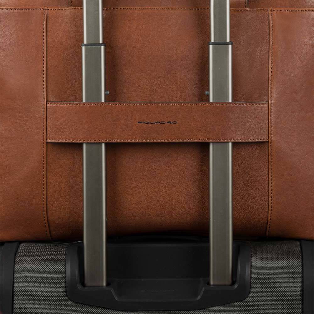 Piquadro Slim computer bag 15" with iPad® compartment Negozi Online