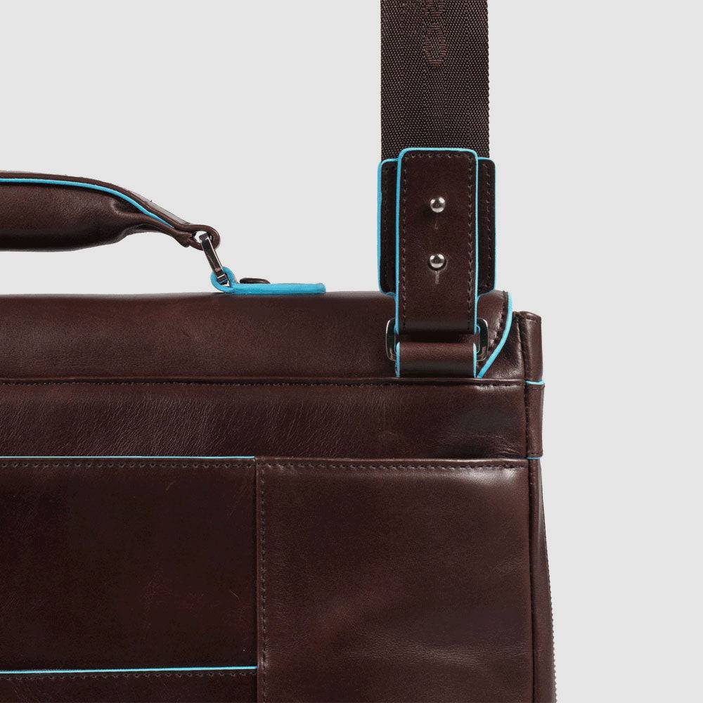 Piquadro Flap-over, expandable computer bag 15" Fino Al -60%