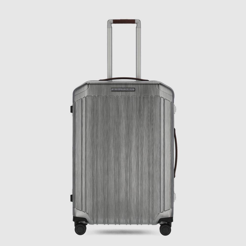 Piquadro Medium size, hardside spinner with TSA lock Saldi Di Fabbrica