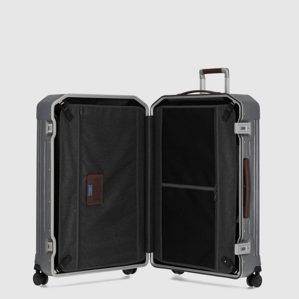 Piquadro Medium size, hardside spinner with TSA lock Saldi Di Fabbrica