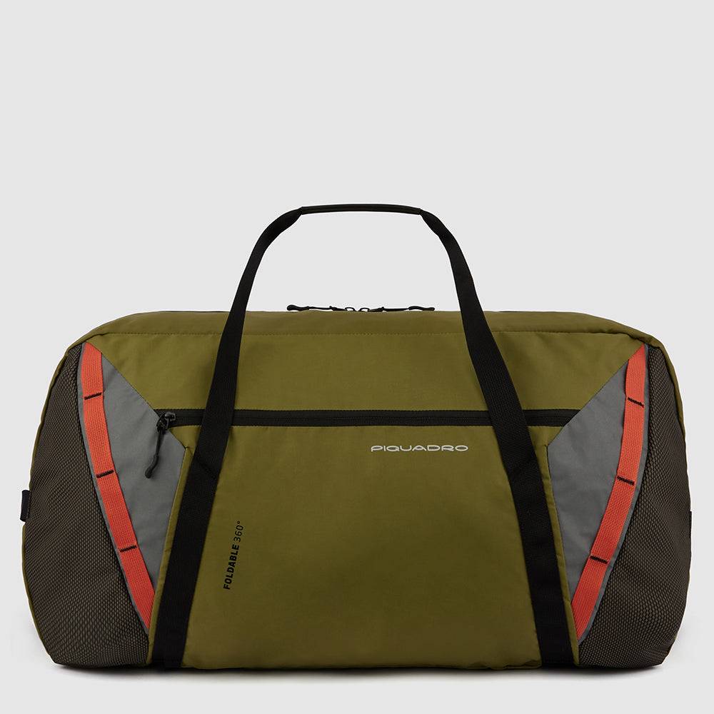 Piquadro Foldable duffel bag in recycled fabric Italia