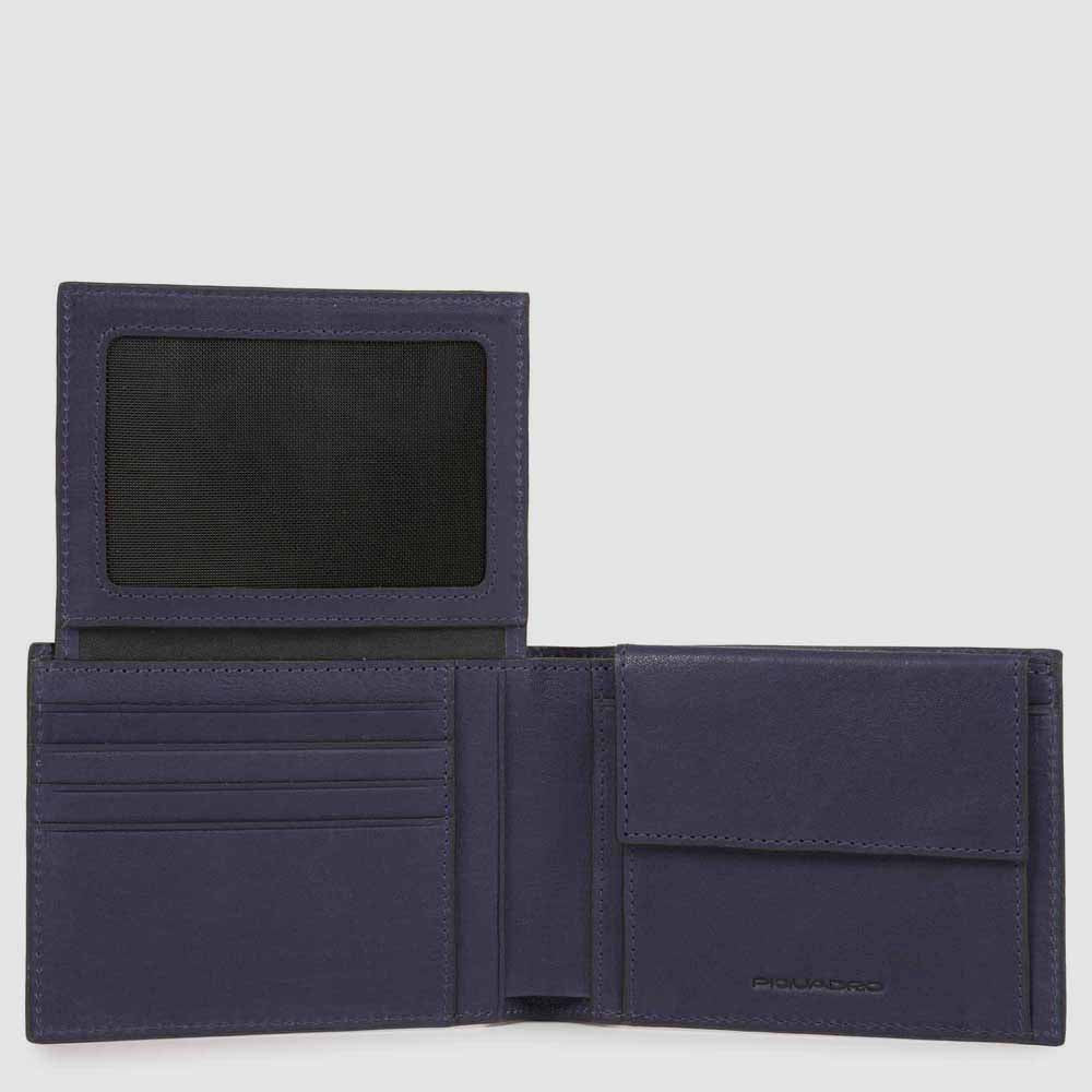 Piquadro Men’s wallet with flip up ID window Nuovo