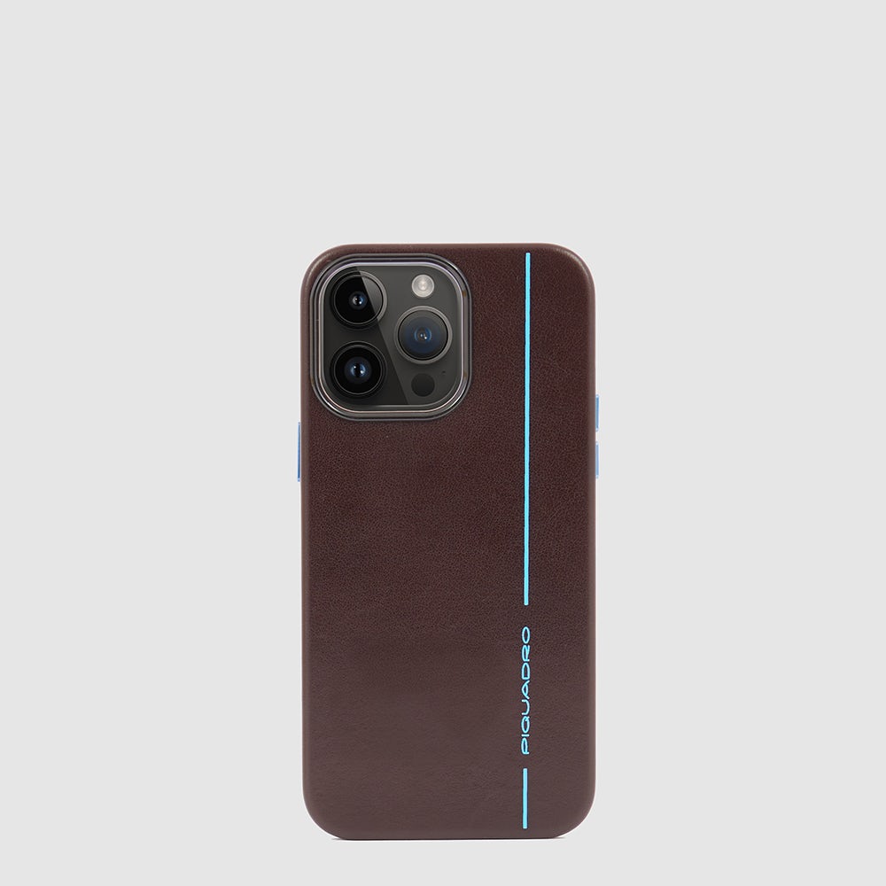 Piquadro Leather case for iPhone® 14 Pro Max 6,7” display Promozione