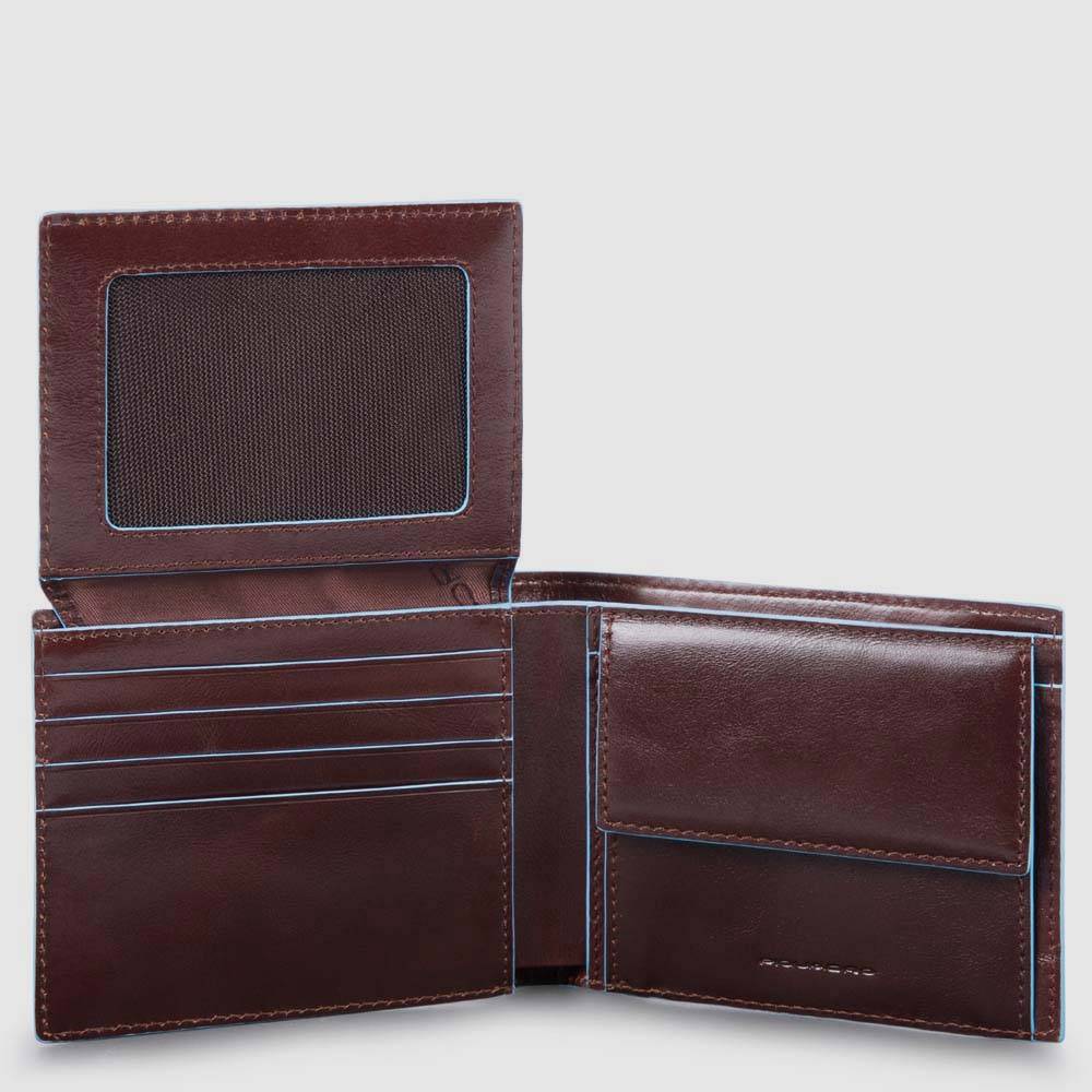 Piquadro Men’s wallet with flip up ID window, c Pezzi Unici