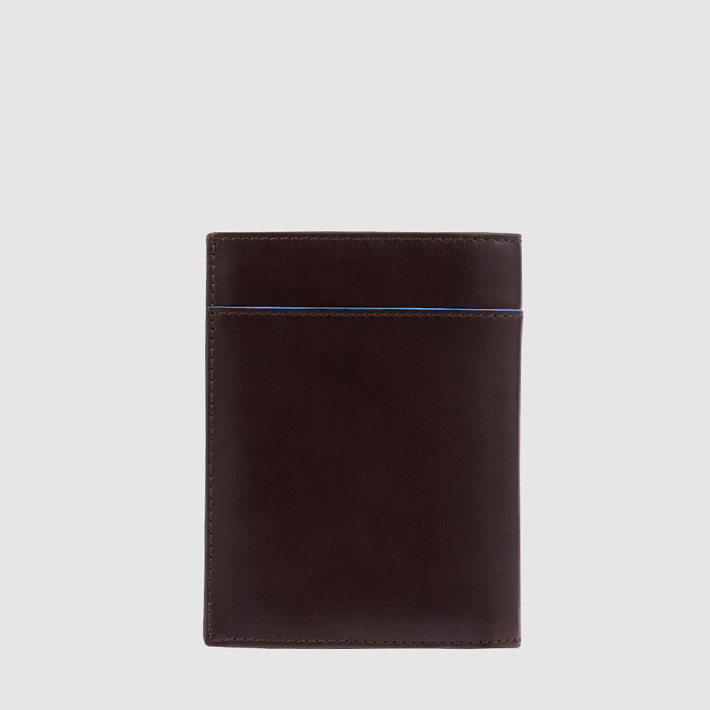 Piquadro Vertical men’s wallet with banknote, credit card a Soddisfazione Garantita