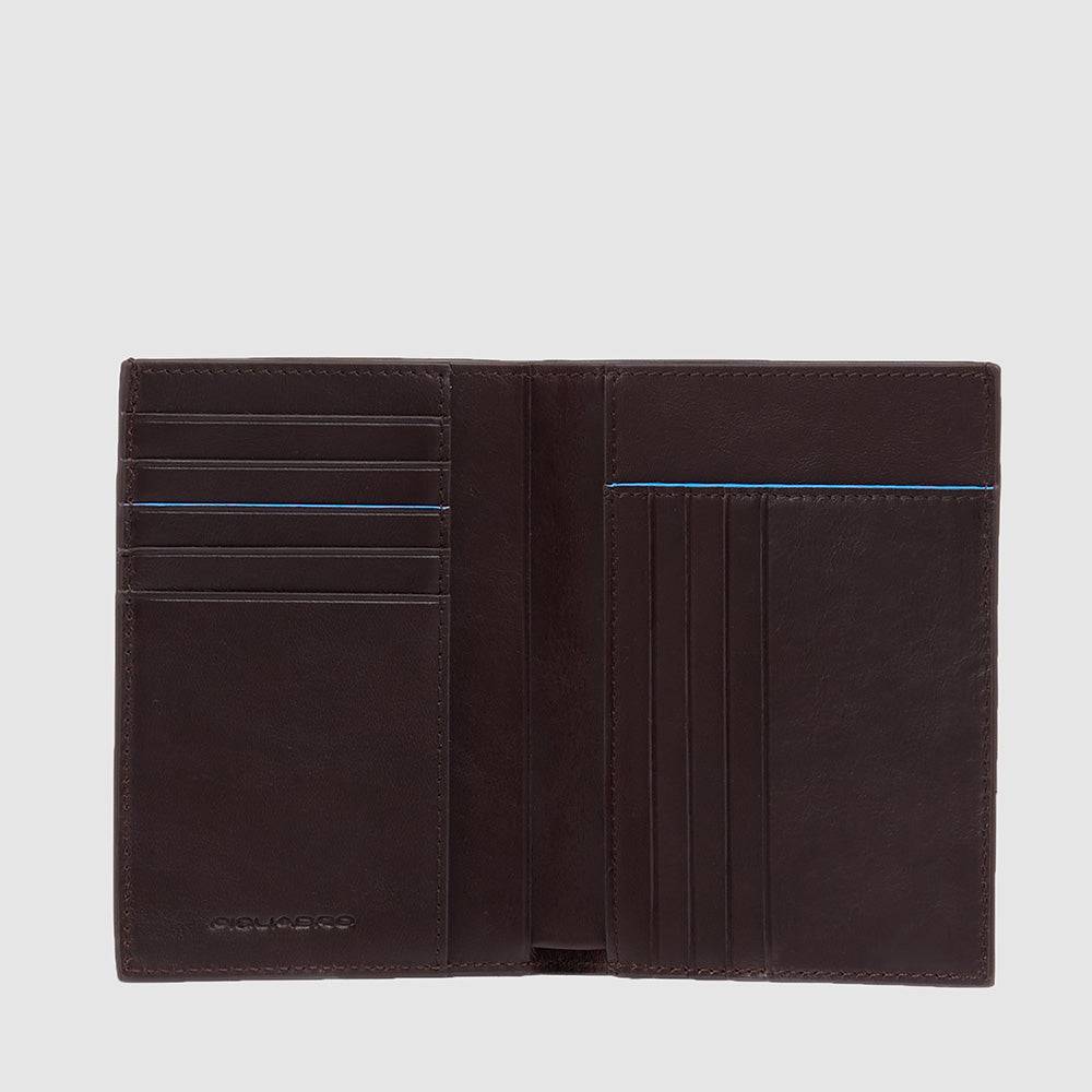 Piquadro Vertical men’s wallet with banknote, credit card a Soddisfazione Garantita