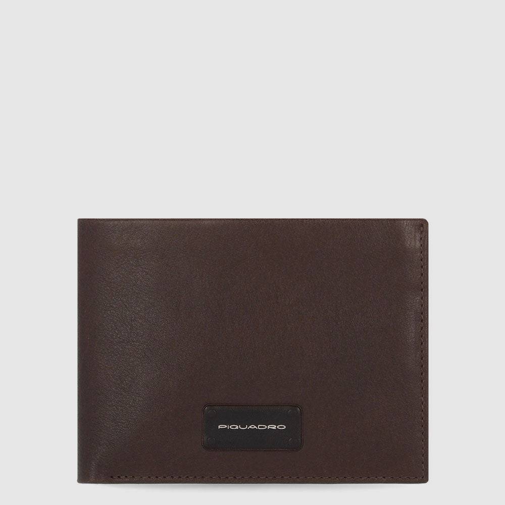 Piquadro Men’s wallet with zipped coin pocket Saldi