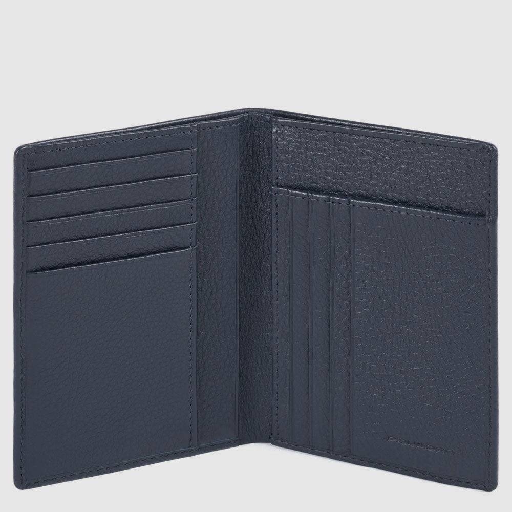 Piquadro Vertical men’s wallet with banknote, credit card a Hotsell