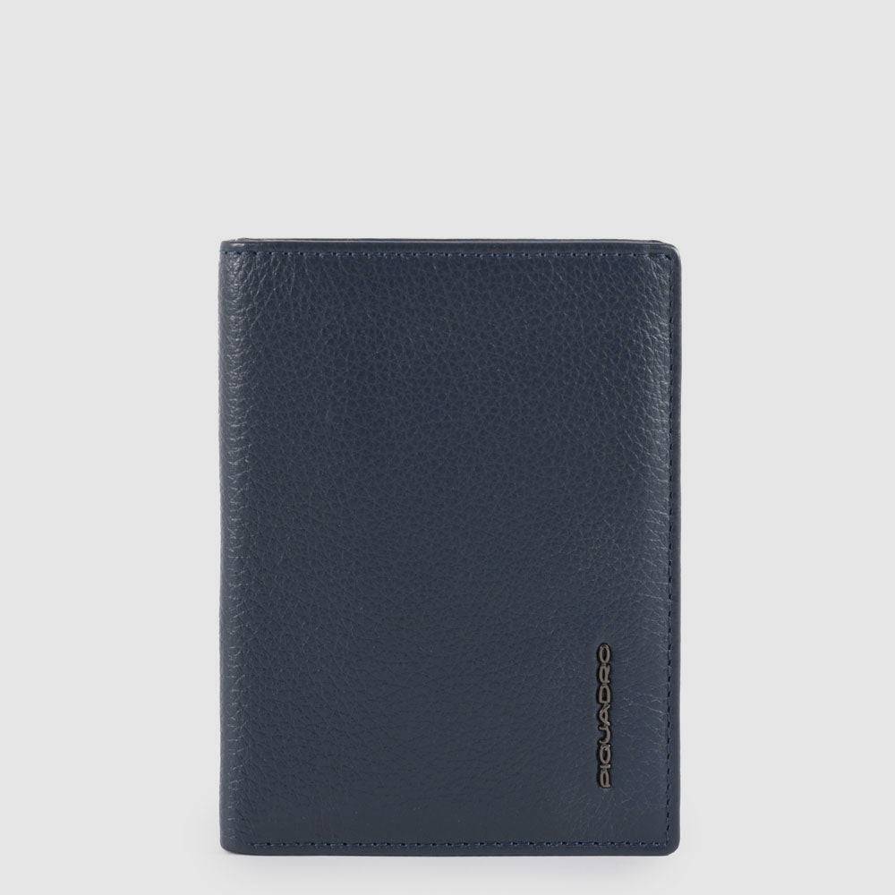 Piquadro Vertical men’s wallet with banknote, credit card a Hotsell