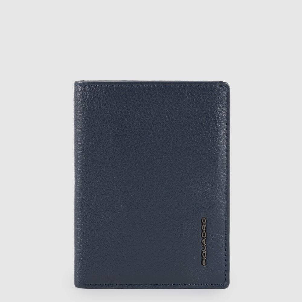Piquadro Vertical men’s wallet with banknote, credit card a Hotsell