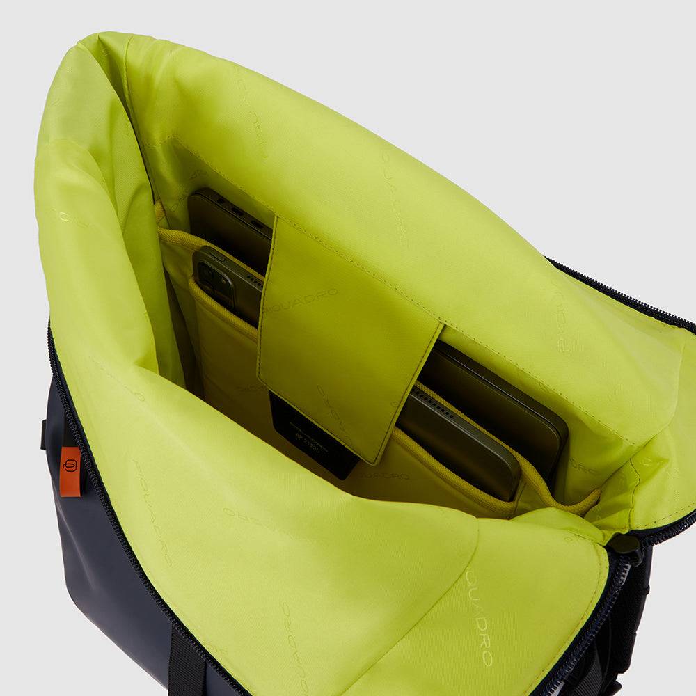 Piquadro Water resistant roll-top backpack for laptop 15,6" In Saldo