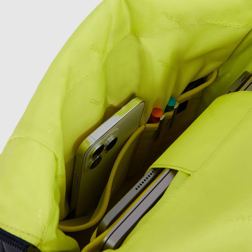 Piquadro Water resistant roll-top backpack for laptop 15,6" In Saldo