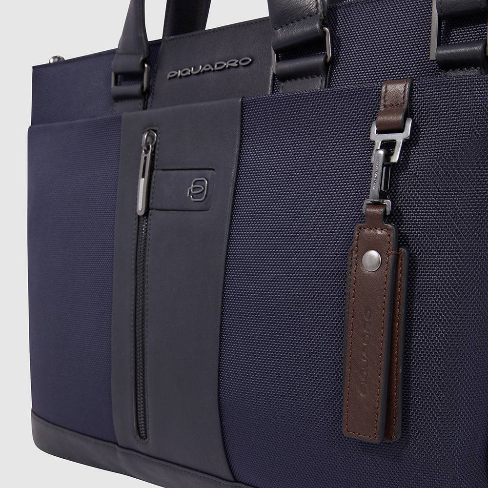 Piquadro Expandable, slim laptop bag 15,6" Italy