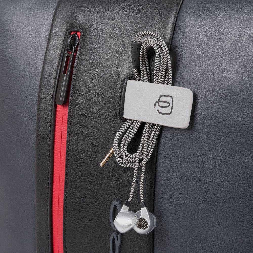 Piquadro PC and iPad® backpack with anti-theft cable Nuovo