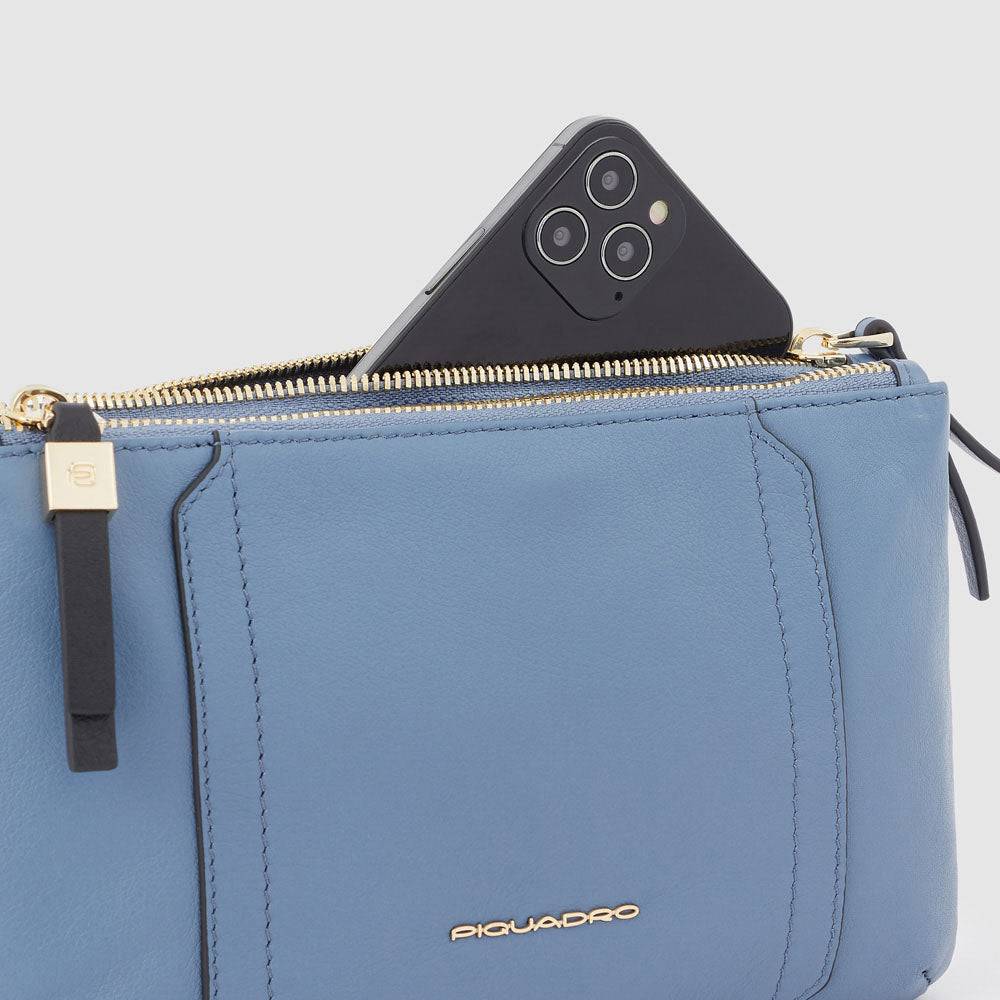 Piquadro Women’s clutch with removable shoulder strap Affare Del Giorno