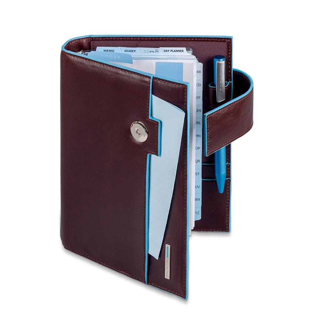Piquadro Medium leather organiser with Presa