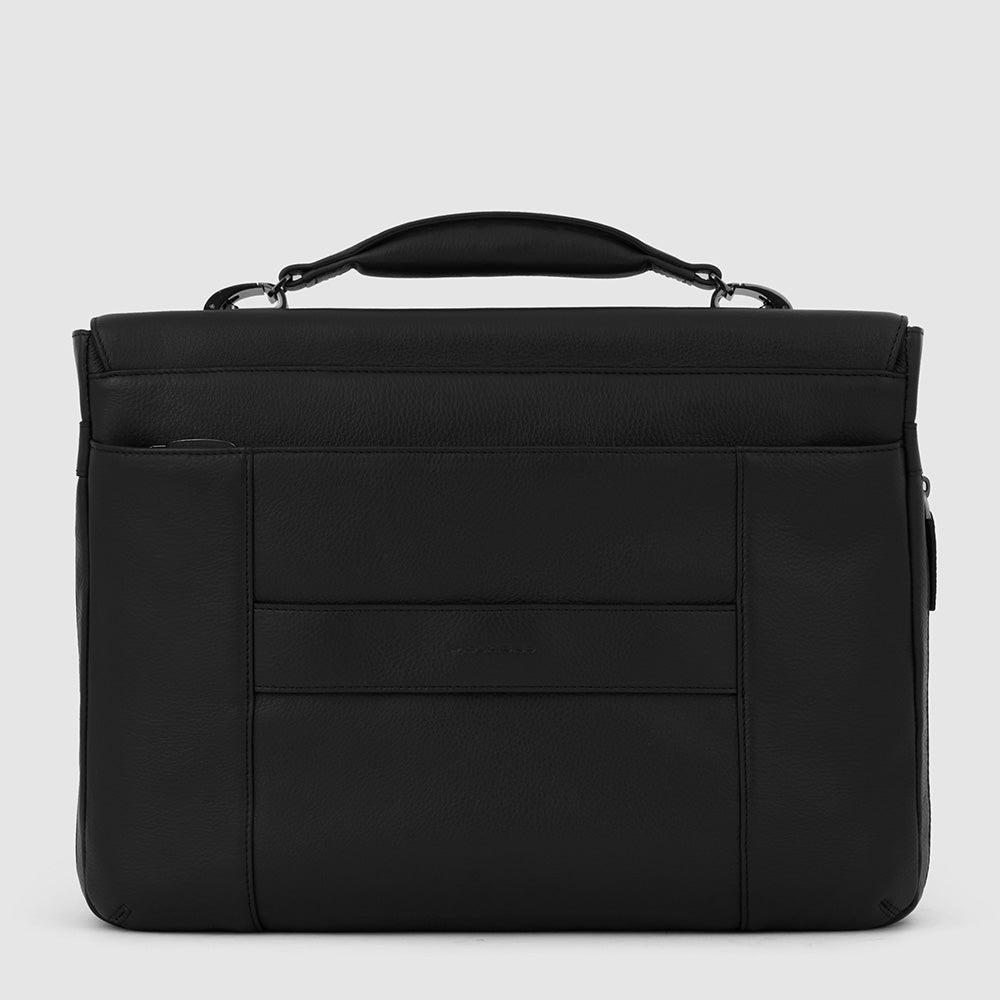 Piquadro Flap-over, expandable computer bag 15,6" Economico