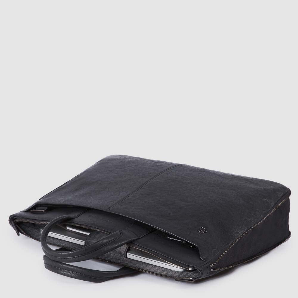 Piquadro Slim expandable laptop briefcase with 10.5 - 9.7 Vendita Calda