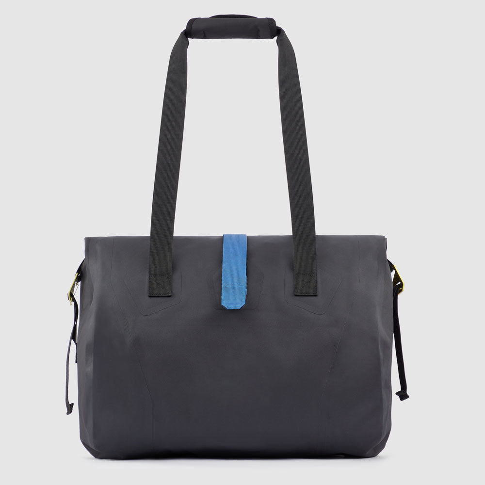 Piquadro waterproof duffel bag with latch roll top, Italy